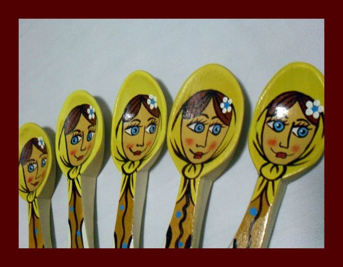 SDC16118 - LINGURI DE LEMN PICTATE MANUAL - tel 0771503314