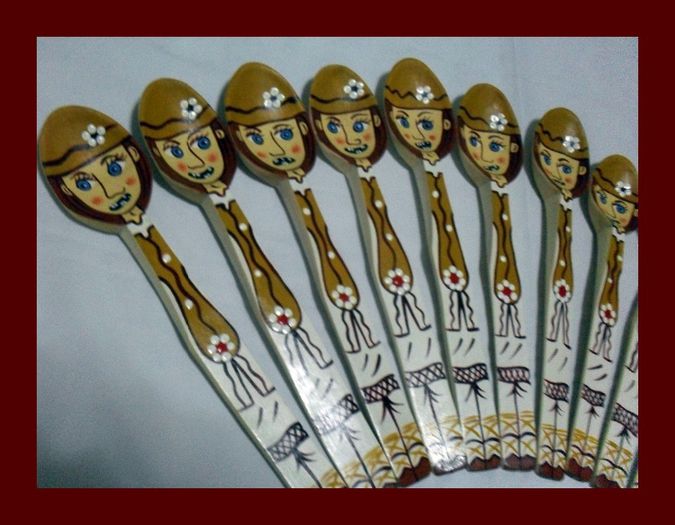 SDC16125 - LINGURI DE LEMN PICTATE MANUAL - tel 0771503314