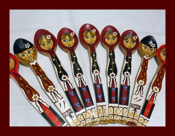 SDC16137 - LINGURI DE LEMN PICTATE MANUAL - tel 0771503314