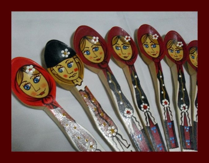 SDC16138 - LINGURI DE LEMN PICTATE MANUAL - tel 0771503314