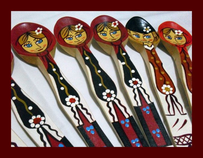 SDC16141 - LINGURI DE LEMN PICTATE MANUAL - tel 0771503314