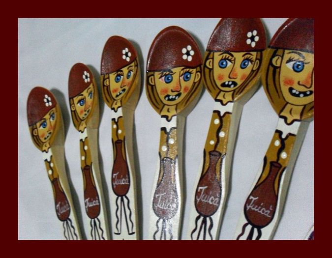 SDC16152 - LINGURI DE LEMN PICTATE MANUAL - tel 0771503314