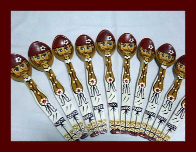 SDC16155 - LINGURI DE LEMN PICTATE MANUAL - tel 0771503314