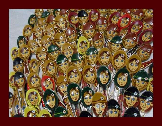 SDC16164 - LINGURI DE LEMN PICTATE MANUAL - tel 0771503314