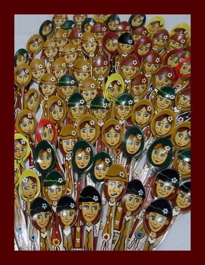 SDC16165 - LINGURI DE LEMN PICTATE MANUAL - tel 0771503314