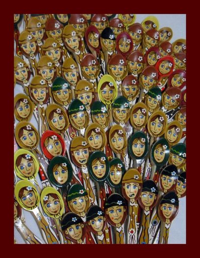 SDC16166 - LINGURI DE LEMN PICTATE MANUAL - tel 0771503314