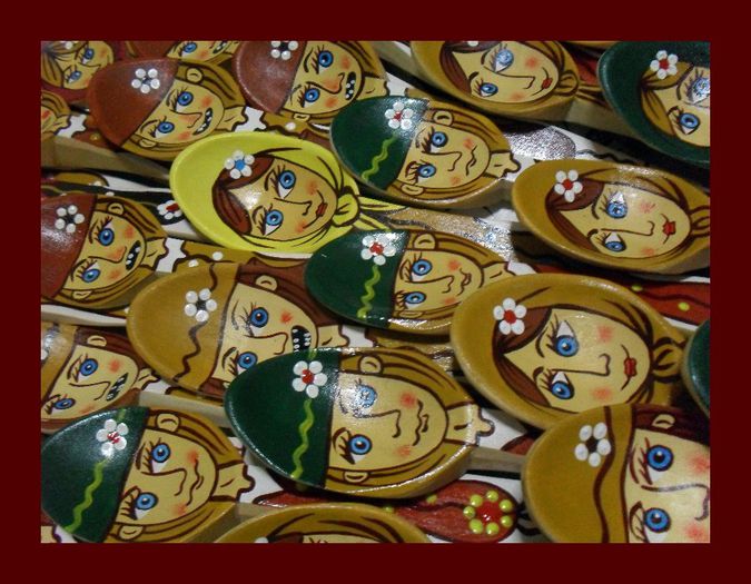 SDC16174 - LINGURI DE LEMN PICTATE MANUAL - tel 0771503314