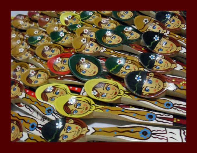 SDC16177 - LINGURI DE LEMN PICTATE MANUAL - tel 0771503314