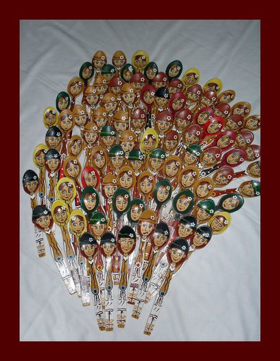 SDC16180 - LINGURI DE LEMN PICTATE MANUAL - tel 0771503314