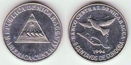 5 centavos, 1994, 800 - America de Nord si Arhipelagul Caraibean