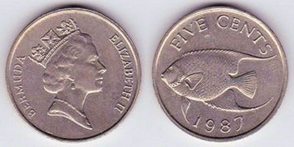 5 cent, 1994, 1032; Bermuda
