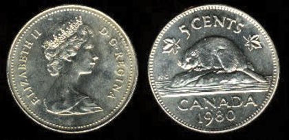 5 centi, Canada, 1979