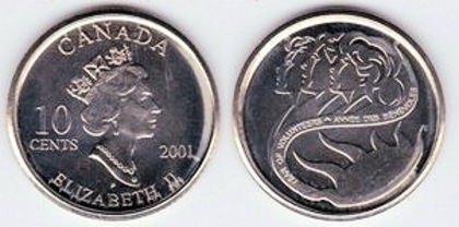 10 centi, 2001, Anul voluntariatului, 811