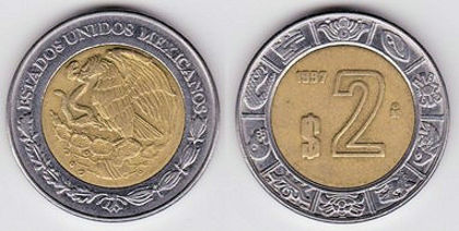 2 peso, 1999, 858
