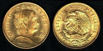 5 centavos, 1969, 257 - America de Nord si Arhipelagul Caraibean