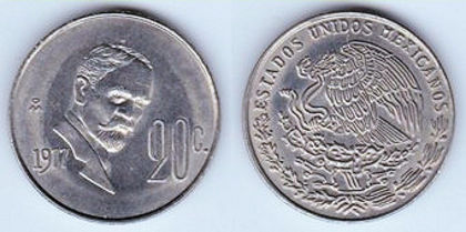 20 centavos, 1981, Madero, 694