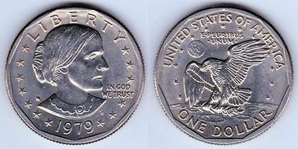 1 dollar, 1979, Susan B. Anthony, 991