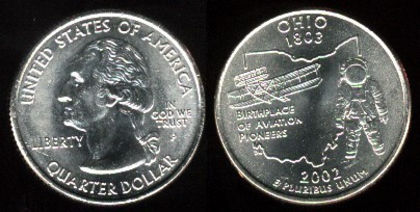 25 cent, 2002, Ohio, 875