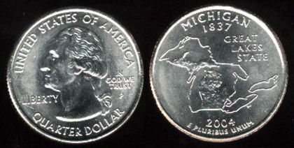 25 cent, 2004, Michigan, 1058