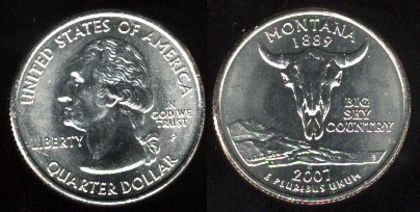 25 cent, 2007, Montana, 896