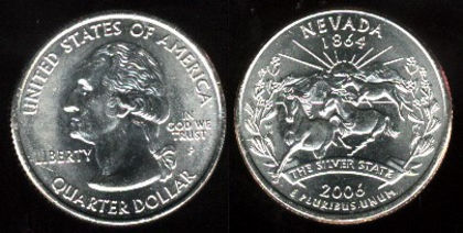 25 centi, 2006, Nevada, 888