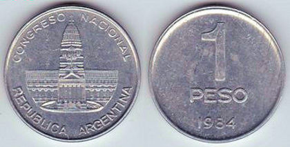 1 peso, 1984, 799 - America de Sud