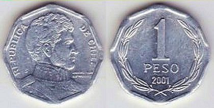 1 peso, 2004, O'Higgins, 772