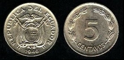 5 centavos, 1946, 612
