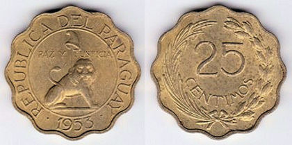 25 centimos, 1953, 779