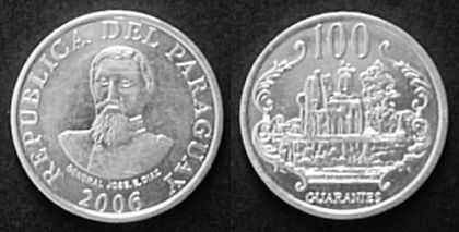 100 guaranies, 2006, Jose Diaz, 832