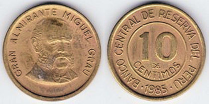 10 centimos, 1986, Miguel Grau, 793