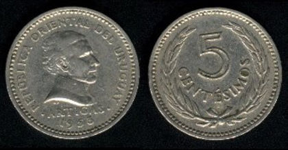 5 centesimos, 1953, Artigas, 767