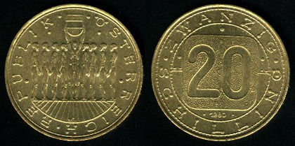 20 schilling, 1980, 582