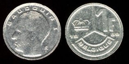 1 franc, 1990, 391
