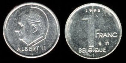 1 franc, 1994, Albert ii, 392 - Europa