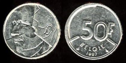 50 franci, Belgia, 1993, 514
