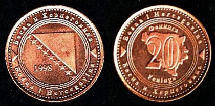 20 feninga, 2004, 414