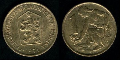 1 koruna, 1962, 439