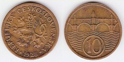10 haleru, 1928, 791