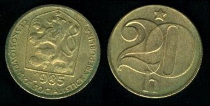 20 haleru, 1985, 449