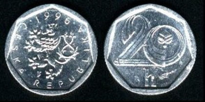 20 haleru, 1993, 450