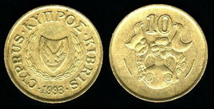 10 centi, Cipru, 1994, 525