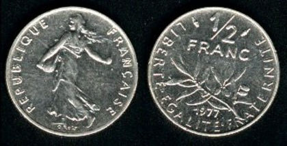 1,2 franc, Franta, 1965, 524