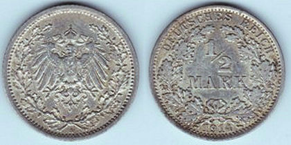 jum. mark, 1905, Wilhelm II, 784