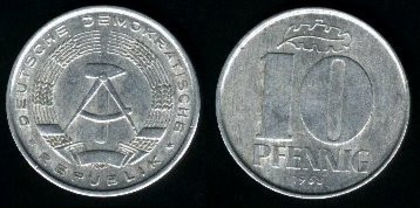 10 pfennig, 1978, 600
