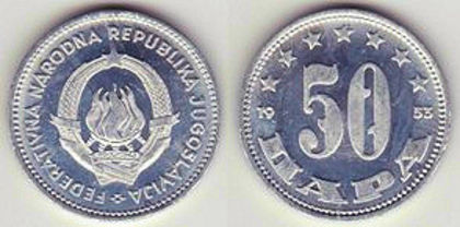 50 para, 1953, 886 - Europa