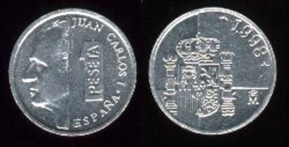 1 peseta, Juan Carlo I, 1993, 379