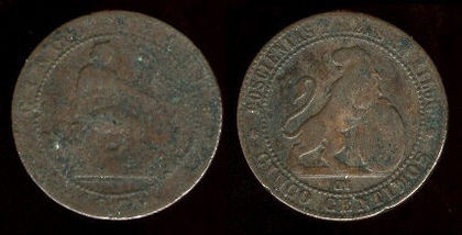 5 centimos, 1870, Regele Amadeo (1870-1873), 261