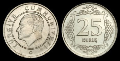 25 kurus, 2010, 470