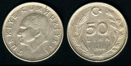 50 lira, 1985, 429